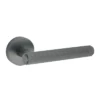 brass lever handle on 10mm round rose without escutcheon for doors