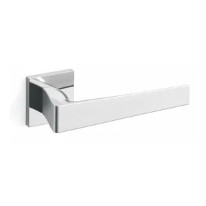 brass lever handle with escutcheon plate for interior and main doors