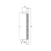 brass door pull handle for home doors, office doors, interior doors, premium hardware