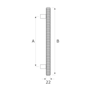 Brass Door Pull Handle Length 400mm