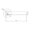 EuroArt Stainless Steel Lever 127mm Satin Stainless Steel British Hardware