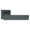 Lever Handle Square Rose with Escutcheon 130mm