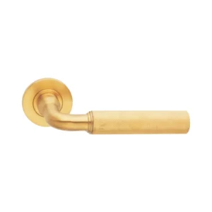 EuroArt premiour modern entrance door lever handle with escutcheon