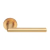 EuroArt Stainless Steel Lever 139mm Satin Champagne Gold British Hardware