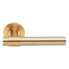 EuroArt premiour modern entrance door lever handle with escutcheon