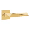 lever handle on square rose with escutcheon for doors, suitable for home doors, office doors, interior doors, premium stainless steel hardware