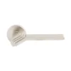 modern lever handle on round rose with escutcheons for interior doors