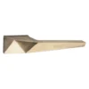 lever handle on square rose with escutcheon for doors, suitable for home doors, office doors, interior doors, premium stainless steel hardware