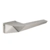 lever handle on square rose with escutcheon for doors, suitable for home doors, office doors, interior doors, premium stainless steel hardware
