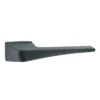 lever handle on square rose with escutcheon for doors, suitable for home doors, office doors, interior doors, premium stainless steel hardware