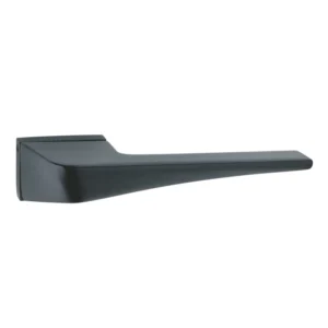 lever handle on square rose with escutcheon for doors, suitable for home doors, office doors, interior doors, premium stainless steel hardware