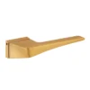 lever handle on square rose with escutcheon for doors, suitable for home doors, office doors, interior doors, premium stainless steel hardware