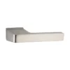 lever handle on square rose with escutcheon for doors, suitable for home doors, office doors, interior doors, premium stainless steel hardware