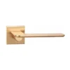 lever handle on square rose with escutcheon for doors, suitable for home doors, office doors, interior doors, premium stainless steel hardware