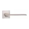 lever handle on square rose with escutcheon for doors, suitable for home doors, office doors, interior doors, premium stainless steel hardware