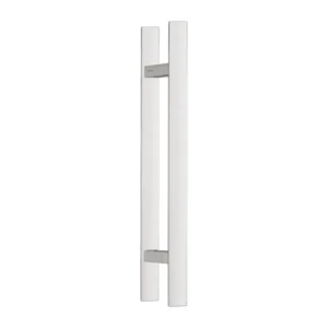 Premium stainless steel offset T door pull handle for modern glass and wooden doors