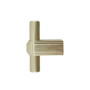 EuroArt aluminium T cabinet knob 60mm modern furniture knob for kitchen and wardrobe cabinets