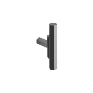 EuroArt aluminium T cabinet knob 32mm modern furniture knob for kitchen and wardrobe cabinets