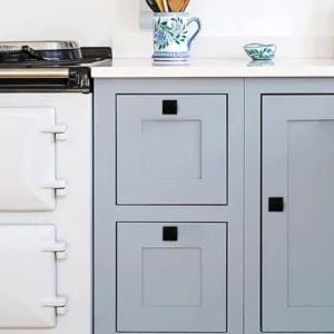 Zamac square cabinet knob 32mm modern furniture knob for kitchen and wardrobe cabinets