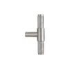 Stainless steel 316 grade Motif T cabinet knob modern furniture knob for kitchen and wardrobe cabinets