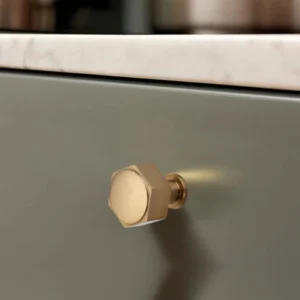 EuroArt brass cabinet knob 29mm modern furniture knob for kitchen and wardrobe cabinets