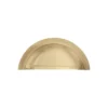 Brass cabinet drawer pull 76mm modern furniture handle for kitchen and wardrobe cabinets
