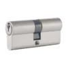 Brass 6 pin 100mm double lock cylinder with keys and SS bolt