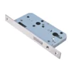 Stainless steel DIN Euro profile deadlock with 60mm backset