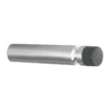 Solid stainless steel wall mounted door stop