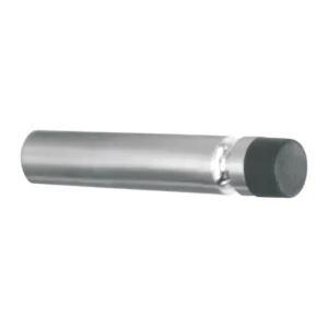 Solid stainless steel wall mounted door stop