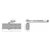 EuroArt overhead door closer slimline design for smooth controlled closing of residential and commercial doors