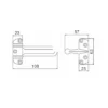 stainless steel heavy duty security door guard for home and apartment doors