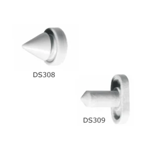 EuroArt duraflex grey rubber door silencer pack of 100 for metal frame doors and impact cushioning