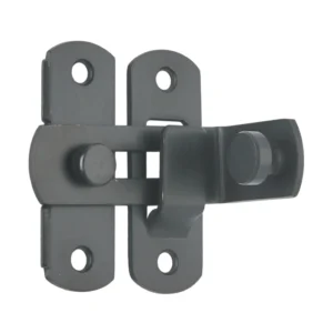 EuroArt matt black PVD sliding security door guard lock L-model for enhanced outdoor security