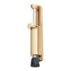 EuroArt satin stainless steel foot-operated door holder for hands-free door positioning and control