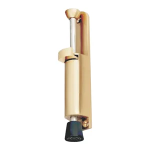 EuroArt satin stainless steel foot-operated door holder for hands-free door positioning and control