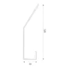stainless steel double hat and coat hooks for wall mounted use