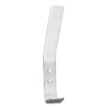 stainless steel double hat and coat hooks for wall mounted use