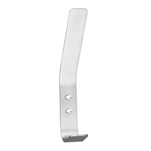 stainless steel double hat and coat hooks for wall mounted use