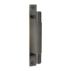 Brass Matrix on Plate cabinet handle modern furniture handle for kitchen and wardrobe cabinets