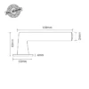 EuroArt premiour modern entrance door lever handle with escutcheon