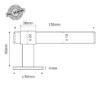 EuroArt premiour modern entrance door lever handle with escutcheon