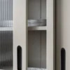 Aluminium Olly flush pull cabinet handle modern furniture handle for wardrobe cabinets