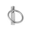 Aluminium round cabinet knob modern furniture knob for kitchen and wardrobe cabinets
